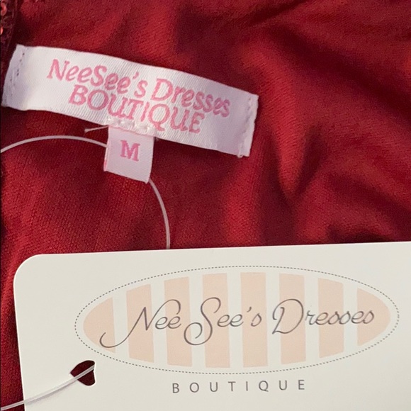 Neesee’s Dresses Medium Burgundy Dress (unused) - Picture 3 of 3
